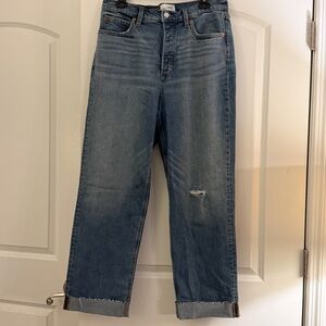 Universal Thread Women's Straight Leg Jeans - Medium Blue